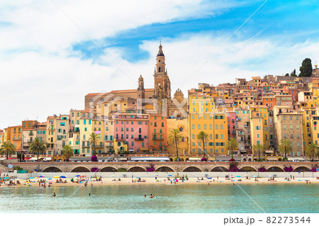 Menton on french Riviera, France 82273544