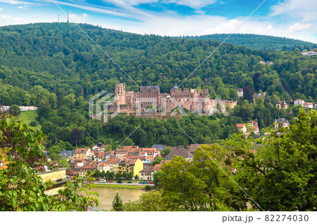Panoramic aerial view of Heidelberg 82274030