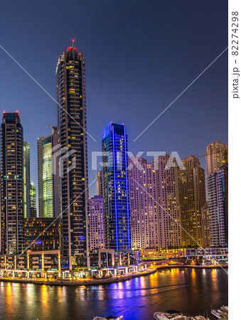 Panorama of Dubai marina Panorama of Dubai marina 82274298