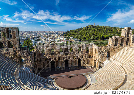 Ancient theater in Greece, Athnes Ancient theater in Greece, Athnes 82274375