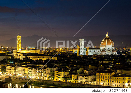 Panoramic sunset Florence Panoramic sunset Florence 82274443