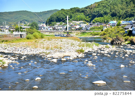 南佐久大橋／千曲川 下流方向を望む(長野県佐久穂町)【2021.9】 82275844