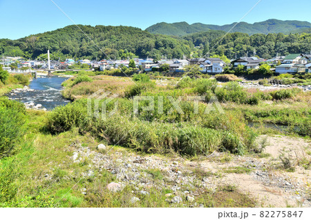 南佐久大橋／千曲川 下流方向を望む(長野県佐久穂町)【2021.9】 82275847