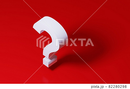 3D素材_クエスチョンマーク 82280298