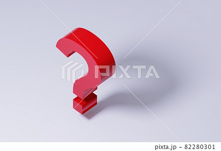 3D素材_クエスチョンマーク 3D素材_クエスチョンマーク 82280301