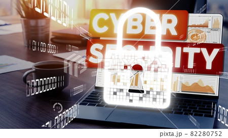 Cyber Security and Digital Data Protection conceptual 82280752