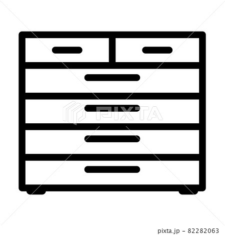 Chest Of Drawers Icon Chest Of Drawers Icon 82282063