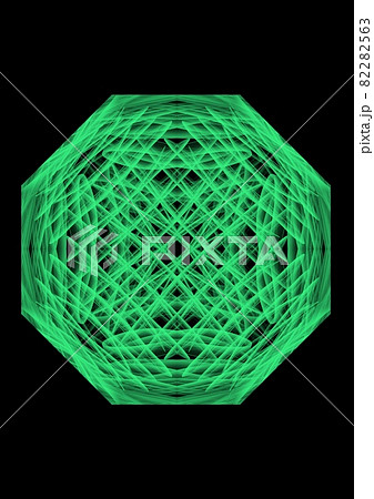 八角形 マーク シンボル 壁紙 背景 宝石のイラスト素材 2563