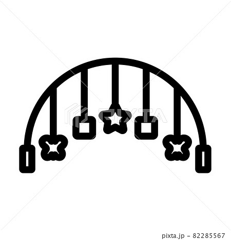Baby Arc With Hanged Toys Icon Baby Arc With Hanged Toys Icon 82285567
