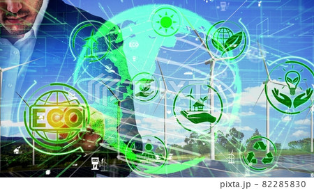 Conceptual environmental conservation and sustainable ESG development 82285830