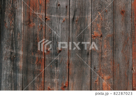 Gray wood texture with traces of paint. Abstract background, blank template. rustic weathered wood barn background with scratches, nails and knots. Cover the walls with wooden boards. Copy space. Gray wood texture with traces of paint. Abstract background, blank template. rustic weathered wood barn background with scratches, nails and knots. Cover the walls with wooden boards. Copy space. 82287023