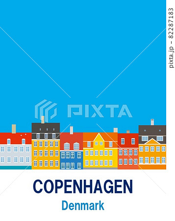 コペンハーゲン　copenhagen　デンマーク　denmark　ニューハウン　nyhavn 82287183