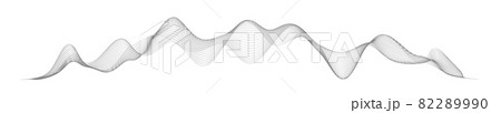 Sound wave in abstract style on white background. Abstract digital signal wave line. Vector music voice vibration, song waveform digital spectrum, audio pulse and waveform frequency equalizer. Sound wave in abstract style on white background. Abstract digital signal wave line. Vector music voice vibration, song waveform digital spectrum, audio pulse and waveform frequency equalizer. 82289990