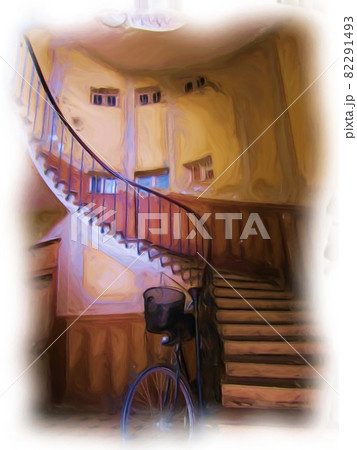 パリの階段 82291493