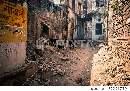 【インド】バラナシの路地裏 【インド】バラナシの路地裏 82291759