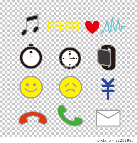 智能手錶圖標集 82291983