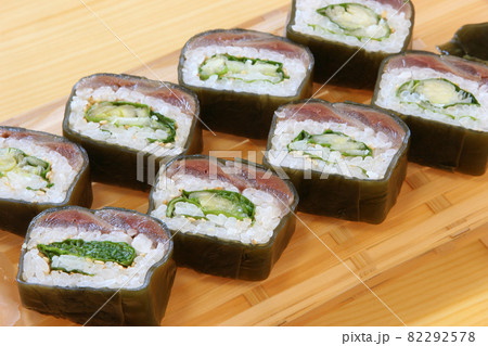 根室さんまロール寿司　棹前昆布巻寿司　根室名物グルメ 82292578