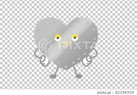 心髒字符（鐵心）的矢量圖解 82294359