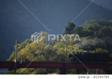 SL <塩郷の吊橋> SL <塩郷の吊橋> 82294784