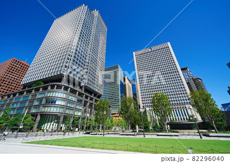 都市風景 東京 丸の内のオフィス街 都市風景 東京 丸の内のオフィス街 82296040