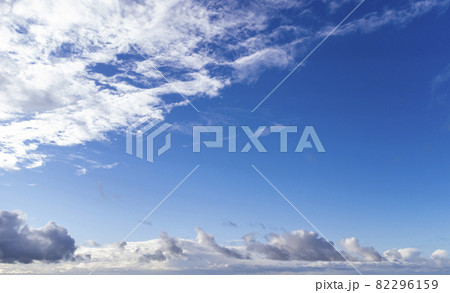 blue sky, covered with bright clouds, clear sky blue sky, covered with bright clouds, clear sky 82296159