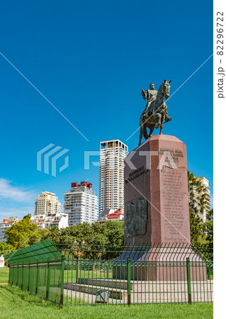 Cityscape of modern and old Buenos Aires with business districts and cultural architecture, Argentina, summer Cityscape of modern and old Buenos Aires with business districts and cultural architecture, Argentina, summer 82296722
