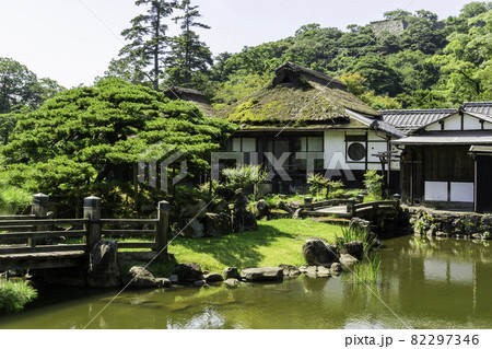 彦根城 玄宮楽々園 玄宮園庭園 臨池閣 滋賀県彦根市 彦根城 玄宮楽々園 玄宮園庭園 臨池閣 滋賀県彦根市 82297346