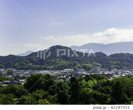 彦根城からの眺望　佐和山城跡　滋賀県彦根市 82297555