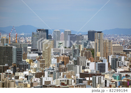 大阪市難波から見た京橋方面の街並み 82299194