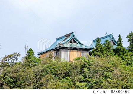 夏の英彦山神宮　上宮　福岡県田川郡 82300460