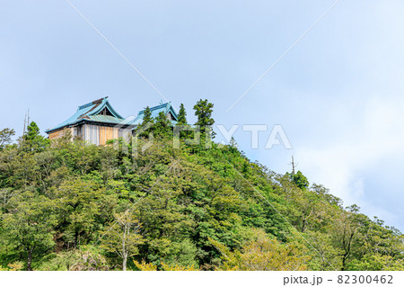 夏の英彦山神宮　上宮　福岡県田川郡 82300462