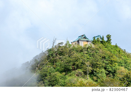 夏の英彦山神宮　上宮　福岡県田川郡 82300467