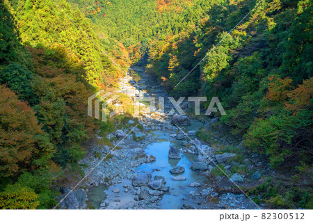 登仙橋からの眺め　秋の風景　紅葉の季節　　 82300512