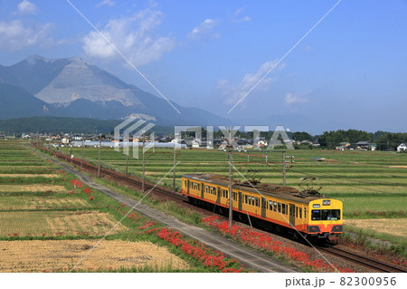 藤原岳と三岐鉄道三岐線 82300956