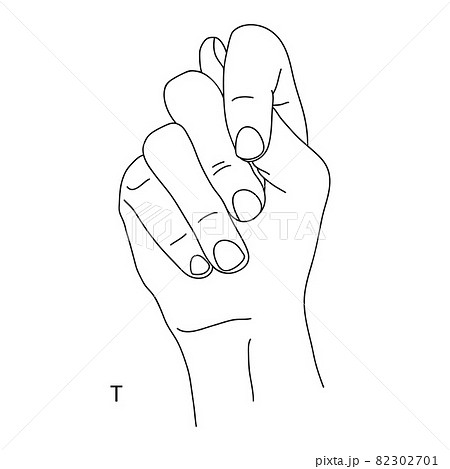 Letter T In Sign Language