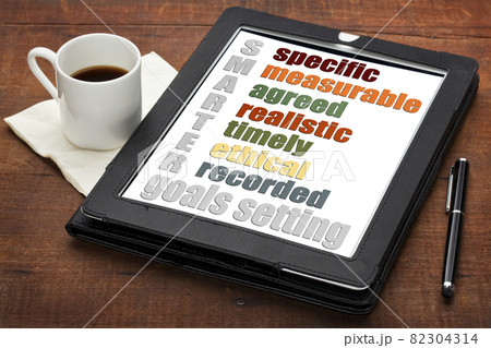 smarter goal setting concept smarter goal setting concept 82304314