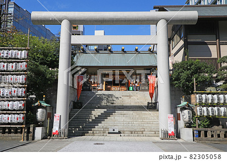 芝大神宮の鳥居と社殿 芝大神宮の鳥居と社殿 82305058