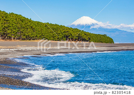 世界遺産　三保松原と富士山 82305418