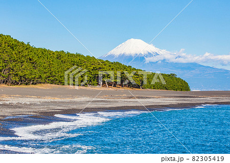 世界遺産　三保松原と富士山 82305419