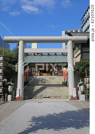 芝大神宮の鳥居と社殿 82305620
