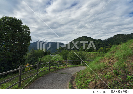 《岡山県》奥津湖にある浮島の風景【夏】 《岡山県》奥津湖にある浮島の風景【夏】 82305905
