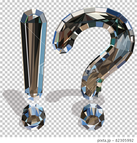 Diamond image! Icon with shadow Vector cutout 82305992