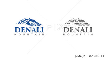 Denali mountain design illustration vector eps format , suitable for your design needs, logo, illustration, animation, etc. 82306011