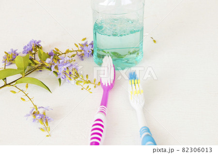 toothbrush, mouthwash health care of oral cavity of lifestyle  82306013
