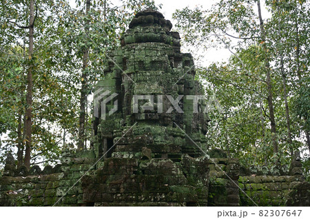 カンボジアのアンコール遺跡群　タ・ソム 82307647