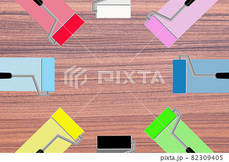 木材の塗装イメージ コピースペース 木材の塗装イメージ コピースペース 82309405