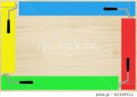 木材の塗装イメージ コピースペース 木材の塗装イメージ コピースペース 82309411