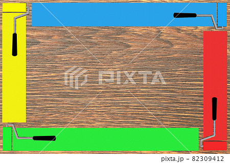 木材の塗装イメージ コピースペース 木材の塗装イメージ コピースペース 82309412