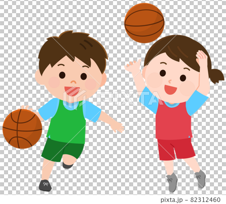 Kids Playing Basketball Clipart Transparent Background, Kid Boy