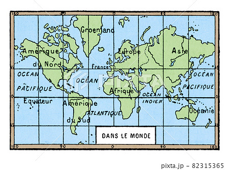 フランスの古地図